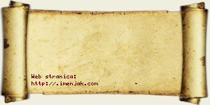 Tijana Dimitrijević vizit kartica